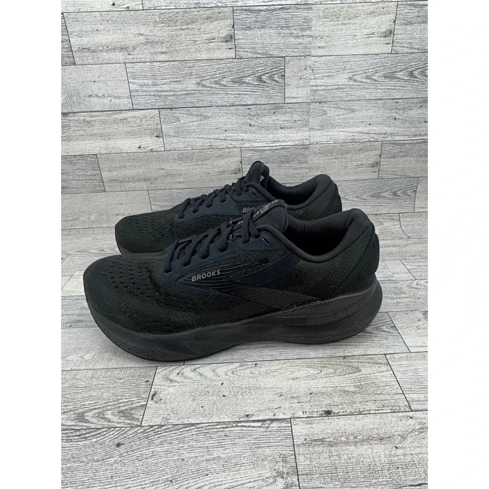 Brooks Adrenaline GTS 24 Women Sz 10.5 Wide 2E Black Running Shoes 1204262E020